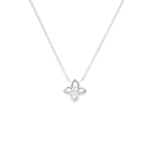 Image of Shaya by Caratlane | 925 Silver|In Full Bloom Necklace | Gifts for Womens & Girls