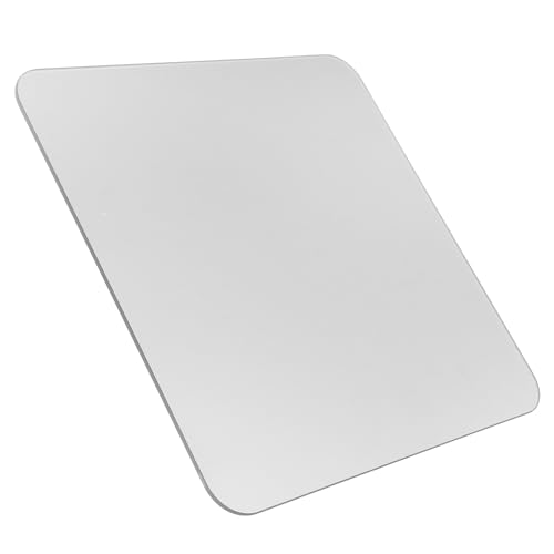 Tapis de bureau en verre trempé transparent pour jeux et travail