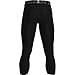 Under Armour Men's Armour HeatGear 3/4 Leggings , Black (001)/Pitch Gray, Large