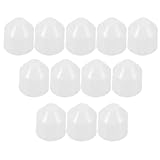 HONITANO 50 Stück E27 Lampenfassungen Schutzkappen aus Robustem Kunststoff Staubdicht und Bruchfest Kompatibel mit Schraubglühbirnen für Wand und Deckenleuchten Lampendekoration und