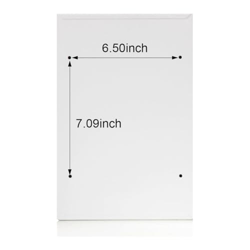 Image of Locking Mailboxes Wall Mounted Vertical - Jssmst Key Lock Mail Box Medium Capacity Galvanized Steel Cover Rust-Proof Metal Post Box, 12.6 x 8.5 x 3.4 Inch, White, SM-0604L