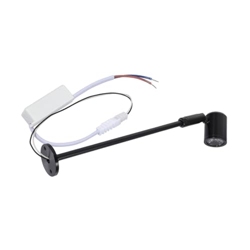 HOODANCOS Foco LED para Vitrinas de Joyería Mini Luz de Gabinete Interior con Soporte Ajustable Luz Natural Blanca Diseño Compacto y Espacio para Exhibición Precisa