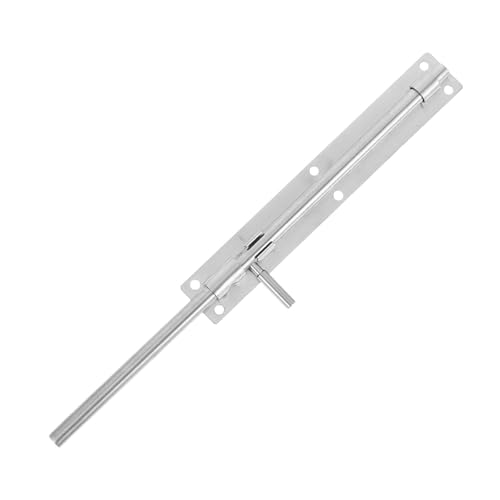 WHAMVOX Pestillo de Suelo de Acero Reforzado para Puertas Exteriores, Cerrojo Deslizante para Portones y Puertas Francesas, Accesorio Funcional para Uso en Patios y Jardines