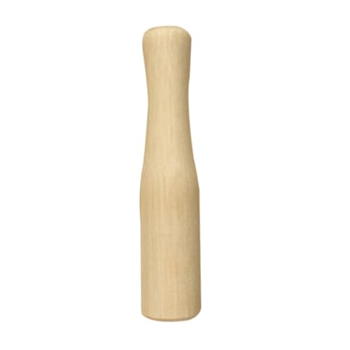 COLLBATH Natural Material Wood Pestle Replacement for and Pestle Set Long Handle Muddler for Baking