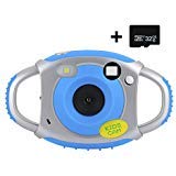 Kids Camera, Kids Digital Video Camera 5MP 1080P HD Recorder Camcorder with 1.77 Inch Screen, 32GB TF Card Included, Creative Birthday Gifts for Kids