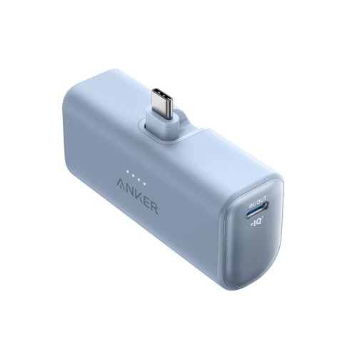 Image of Anker Nano Power Bank,5,000mAh Portable Charger, Built-in USB-C Connector
