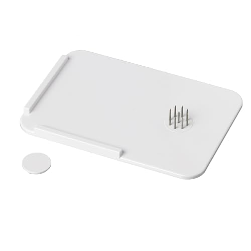 Homecraft Plastic Spread Board with Spikes, Food Tray with L Shaped Corner and Optional Stainless Steel Spikes Hold Food in...