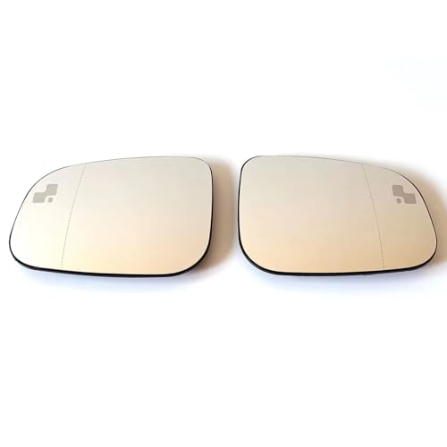 Compatible With Jaguar For Xf Xj Xk Xe For X-Type 2008-2020 警告ブラインドスポット 広角ミラーガラス アクセサリー C2C37096 C2C37098 と互換性あり 車のサイドミラーガラス(1Pa