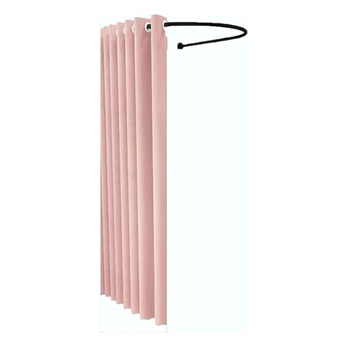 Cabine d'essayage mobile en U en métal pour magasin de vêtements 80x85cm