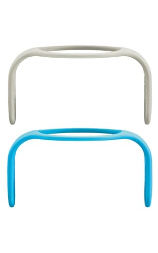 Mam Hold My Bottle Day & Night, Manici Illuminanti Al Buio, Compatibili Con Biberon E Trainer, Antiscivolo Ed Ergonomici, 0+ Mesi, Notte, Azzurro E Ne