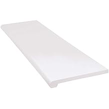 SSWBasics Bullnose White Injection Molded Shelf - 13" W X 48" L