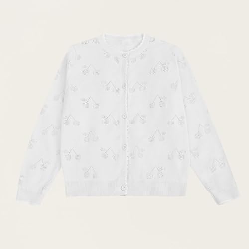 Big Kids' Fall Cardigan Trendy Cozy Graphic Printed Girl Sweater Casual Loose Trave Button Down Outerwear 4-16 Years2