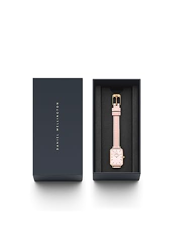 Image of Daniel Wellington Leather Analog Pink Dial Women's Watch-Dw00100508