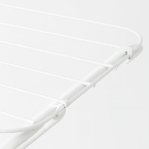 Q&H 6m Clothes Drying Rack Steel Washing Line Rail - Foldable Free Standing Clothing Dry Stand Dry Non-Slip - Indoor & Outdoor Horse Clothes Dryer - Strong Laundry Racks Sturdy Big Airer 79x40x82 cm - Image 5