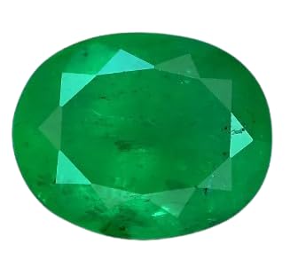 TDV GEMSTONE Art 5.70 Carat 5.20 Ratti Emerald Gematone (Panna) From Colombia Genuine Cut shaped Real Colour Wearing for Astrological Purpose Original Certified By Lab Wear For Men And Women-image-30
