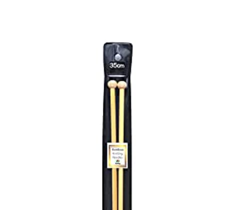 Tulip Knitting Needles, Bamboo, Beige, 8 mm x 35 cm, 35 cm x 8.00 mm - Image 2
