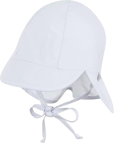 Sterntaler Baby-Jungen Casquette Avec Protège-nuque Kappe, Weiss 500),...