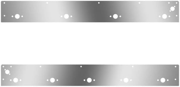 Technical Precision Replacement for Kenworth T800 SF Year 2024 Day Cab Panels with 9 Total P3 Light Holes Dual Step Lights