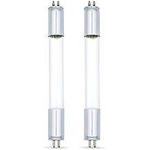 lumenivo G4T5 UVC Light Bulb Replacement 4 Watts Germicidal UV Light - G5 Miniature Bi-Pin - T5 UVC Lamp Replacement - 2 Pack