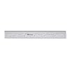 Mitutoyo 182-101, Steel Rule, 6 (4R), (1/8, 1/16, 1/32, 1/64), 3/64 Thick X 3/4 Wide, Satin Chrome Finish Tempered Stainless Steel, Clear