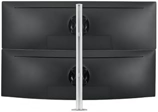 Atdec Dual Stack Heavy Monitor Desk Mount - Flat and Curved up to 49in - VESA 75x75, 100x100 image 5