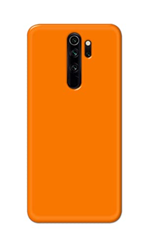 Image of Plain Orange Hard Back Case Cover for Redmi Note 8 Pro Back Cover -(J5) VNS2229