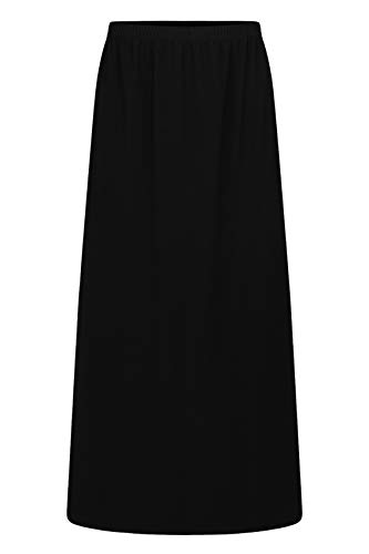 TIA LONDON Girls Kids Child Long Maxi Skirt Elasticated Waist Modest Abaya Stretch Skirts Colour: Black - Size: 11-12 Years