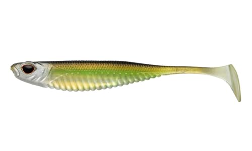 Nomad Design Spectre Minnow 5" Mirage X Internal Foil System. Paddletail Soft Bait - Live Ops - Suitable for Freshwater or Inshore Saltwater Species (5 Pack)