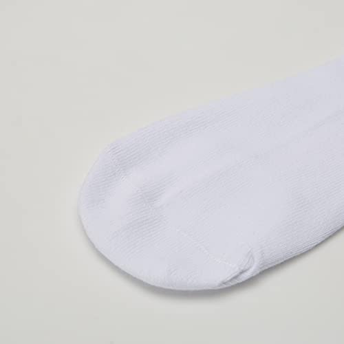 Jefferies Socks JF-31100-WHT-M Big Boys' Seamless Casual Crew Socks thumb #2