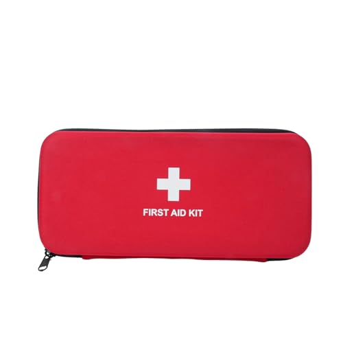 Image of First Aid Hard Case Empty First Aid Hard Emergency Case Bags EVA Red Medical Bag for Home Health Office Car Camping Outdoors First Responder (Red W)