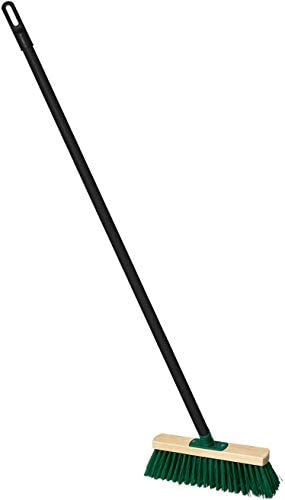 YORK Wooden Wide Broom with Hard & Durable bristles- Multipurpose Cleaning Brush with Long Handle-Effective for Bathroom, Outdoor Floor Cleaning-Wet and Dry (60 cm) (B0BVMJB3CX) Amazon Price History, Amazon Price Tracker