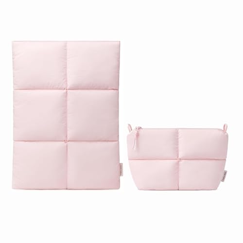 Funda para laptop acolchada de 13 a 14 pulgadas, rosa claro miniatura 1