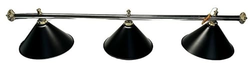 Pegasi Billardlampe schwarz mit 3 Schirmen Pegasi Billardlampe schwarz mit 3 Schirmen