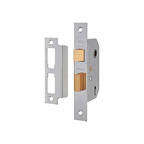 Yale Locks Pm246Ch30 - Serratura Per Telaio A 2 Intagli A Mortasa, 80 Mm, Finitura Cromo Lucido