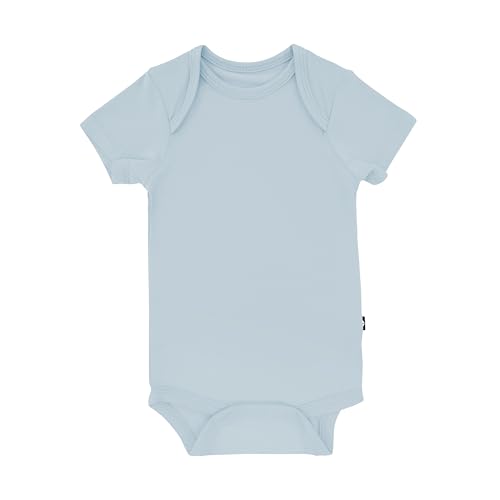 Image of KYTE BABY Short Sleeve Unisex Baby Bodysuits, Rayon Made From Bamboo Material