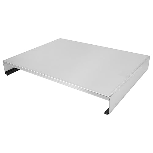 KICHOUSE Estante Puerta De Cocina De Inducción, Cubierta De Estufa De Acero Inoxidable 30x40x5 Cm, Soporte Resistente Multifuncional para Almacenamiento Doméstico y Utensilios De Cocina