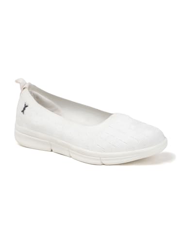 Image of Carlton London Women's Textured Knit Comfort Ballet Flats