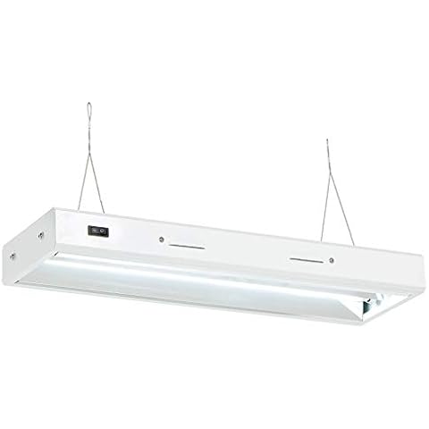 Senua Hydroponic Propagation Tube Light Kit, T5, 6500 K CFL, Low Power Consumption 2 tubes 61 cm (2ft) Cover