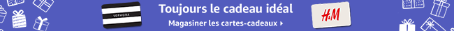 Magasiner les cartes-cardeau