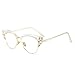 bullabulling Rhinestones Bling Bling Cateye Reading Glasses Women Blue Light Blocking (clear, 1.25)