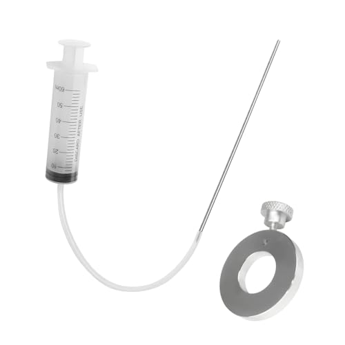 Image of Motorcycle Fork Oil Level Tool, 60ml Fork Syringe Oil Tool Kit with Adjustable Ring, Accurate Fork Suspension Oil Level Adjuster, Fork Oil Level Measurement Gauge Tool