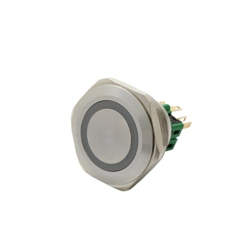 Bouton-poussoir 30mm PM301F momentané blanc pour remplacer un interrupteur