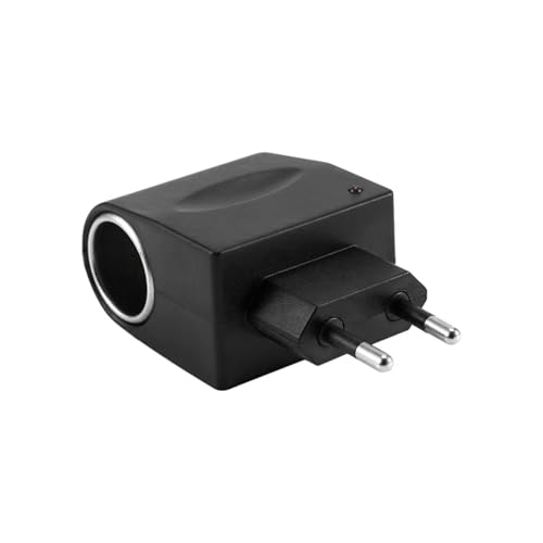 12V 1A Zigarettenanzünder Adapter - AC/DC Spannungswandler Mit EU-Stecker 110-240V