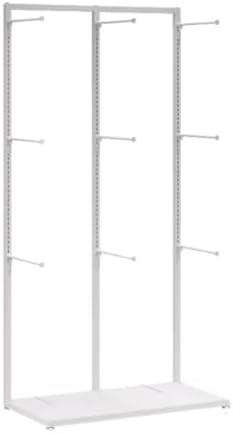 3-Tier Metal Underwear Display Stand, Clothing Store Rack for Bras, Panties & Scarves, Commercial Retail Shelves, Boutique Garment Rack (White, 40x65x135cm)
