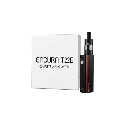 INNOKIN Endura T22E Vaping Kit, Powerful 2000mAh Mod with Prism T18E Tank, Long Lasting Long Battery Life, Precision Control, E Cigarette, E Cig, Starter Kit, No Nicotine (Black)