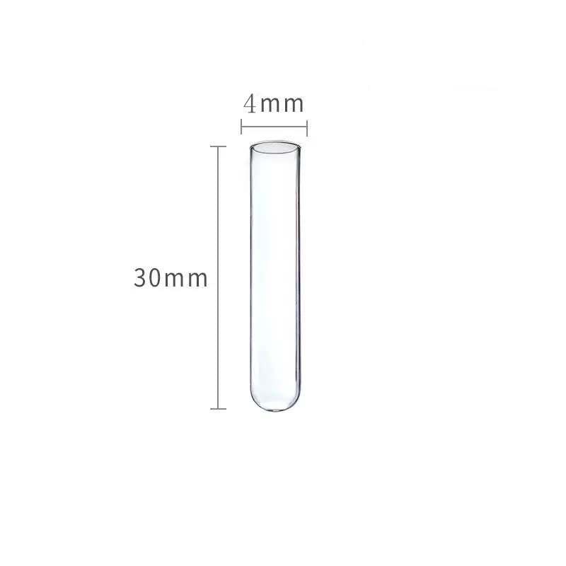 Tubes à essai de fermentation en verre borosilicaté durable pour laboratoire