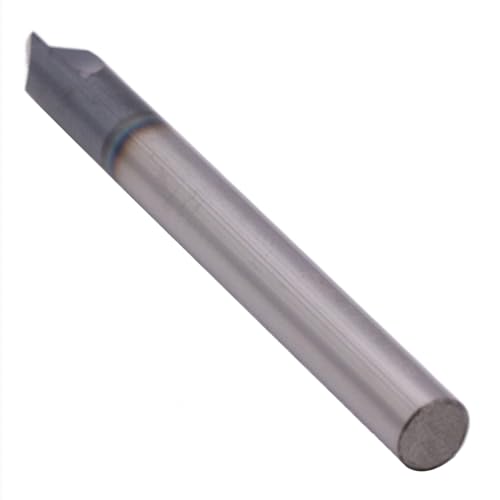 Image of BestParts High Performance 5Pcs Solid Carbide End Mills, Chamfer End Mill - Single End - AlTiN Coated, 2 Flute, 90 Chamfer Angle, 1 /4 inch Cutting Diameter, 1 /4 inch Shank Diameter, 2-1 /2 inch Overall Length