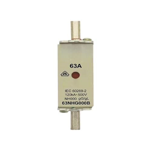 Fusible 63NHG000B NH000 63A 500V cartouche de protection industrielle