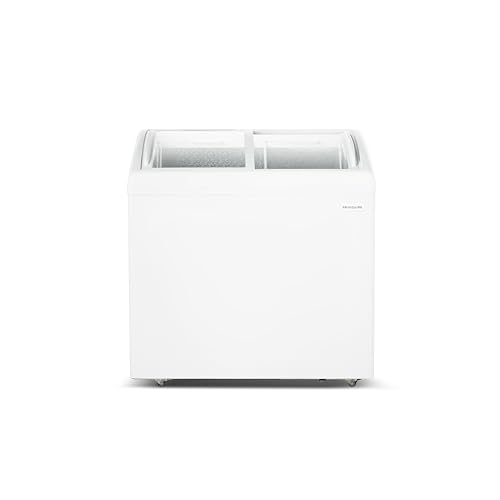 Frigidaire Convertible Chest Freezer, Glass Top Storage Case, 6.5 Cu. Ft., Rolling Caster Wheels, Adjustable Temperature - image 7