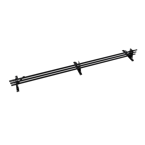 Lahoreeky Snow Guard Railing, 8ft Roof Snow Ice Guards for Metal Roofs and Wood Roofs, Stop Snow from Sliding Off Your Roof, Extendable, Black by Lahoreeky - Used condition - US$112.77